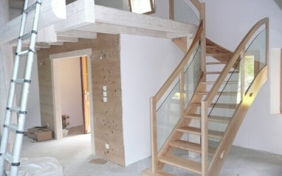 Escaliers bois à Gérardmer